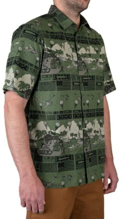 LA Police Gear 5 Branches Tactical Tiki™ Short Sleeve Button Up Shirt -Outdoor Life Store la police gear 5 branches tactical tiki short sleeve button up shirt sstiki5branch 09801.1623592065