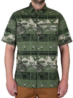 LA Police Gear 5 Branches Tactical Tiki™ Short Sleeve Button Up Shirt -Outdoor Life Store la police gear 5 branches tactical tiki short sleeve button up shirt sstiki5branch 29176.1623592762