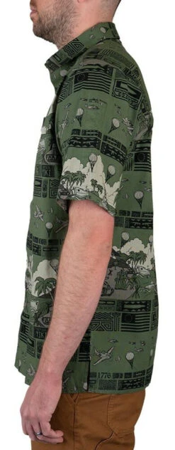 LA Police Gear 5 Branches Tactical Tiki™ Short Sleeve Button Up Shirt -Outdoor Life Store la police gear 5 branches tactical tiki short sleeve button up shirt sstiki5branch 34694.1623591508