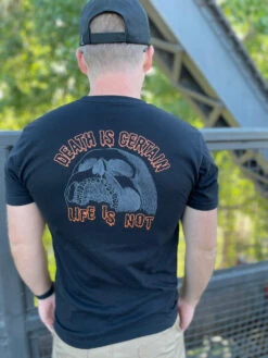LA Police Gear Death Is Certain Glow In The Dark T-Shirt -Outdoor Life Store la police gear death is certain glow in the dark t shirt deathiscertain 90980.1658600846