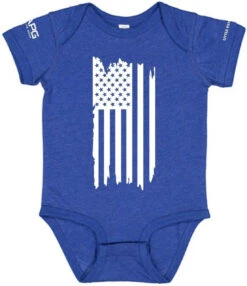 LA Police Gear Distressed Flag Baby Onesie -Outdoor Life Store la police gear distressed flag baby onesie df onesie 05961.1640859586
