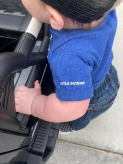 LA Police Gear Distressed Flag Baby Onesie -Outdoor Life Store la police gear distressed flag baby onesie df onesie 42296.1641639570