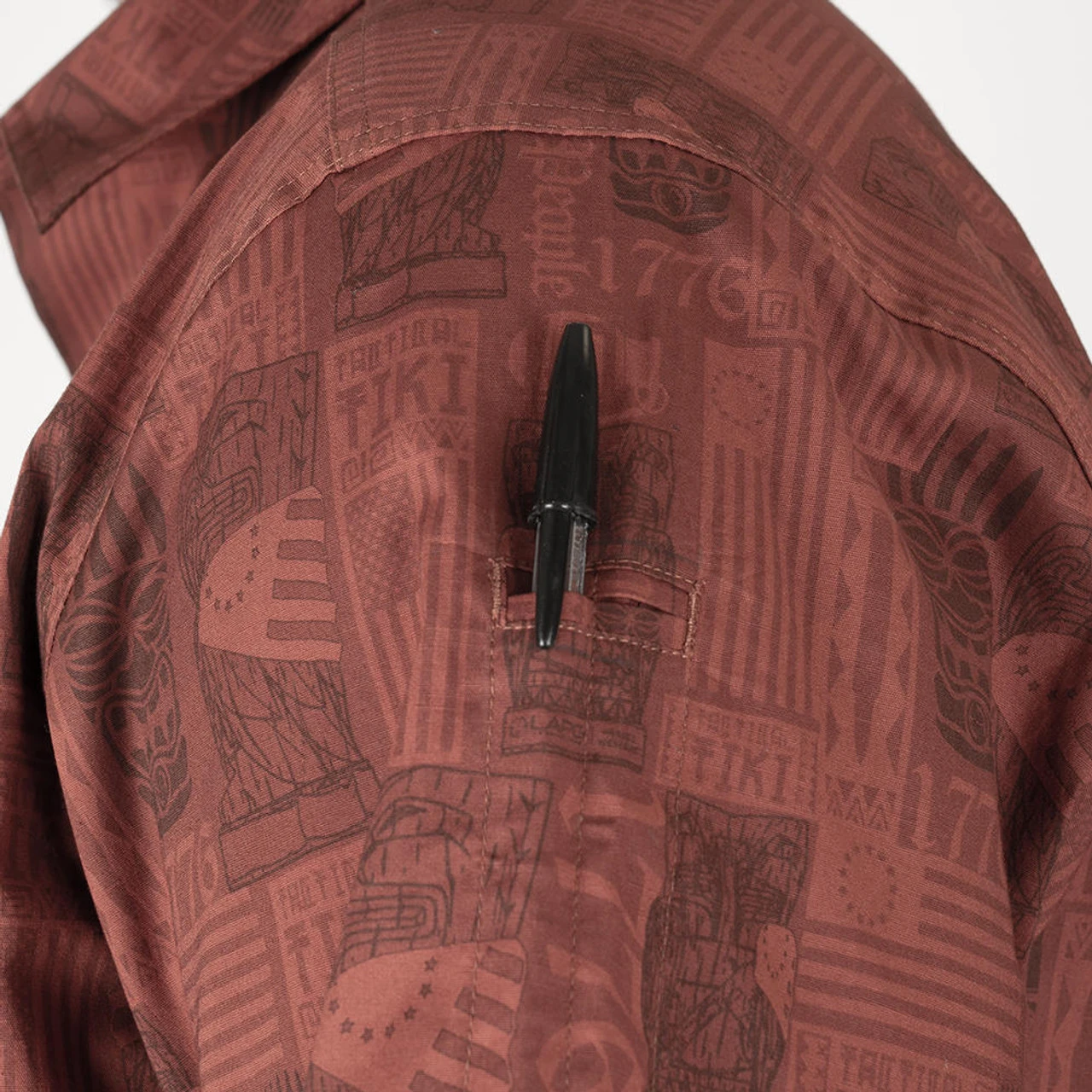 LA Police Gear Eagle Tactical Tiki™ Short Sleeve Button Up Shirt 9 LA Police Gear Eagle Tactical Tiki™ Short Sleeve Button Up Shirt - Image 7