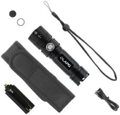 LA Police Gear F5 3,600 Lumen Flashlight With Power Bank Function -Outdoor Life Store la police gear f5 3600 lumen flashlight with power bank function fl f5 09556.1601518620