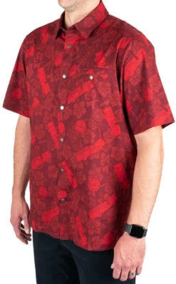 LA Police Gear Fire Tactical Tiki™ Short Sleeve Button Up Shirt -Outdoor Life Store la police gear fire tactical tiki short sleeve button up shirt ssbu fire 39932.1660157631