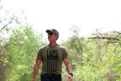 LA Police Gear Logo Flag T-Shirt -Outdoor Life Store la police gear logo flag t shirt flag t 56119.1609375977