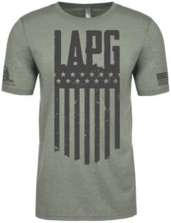 LA Police Gear Logo Flag T-Shirt -Outdoor Life Store la police gear logo flag t shirt flag t 67087.1601484705