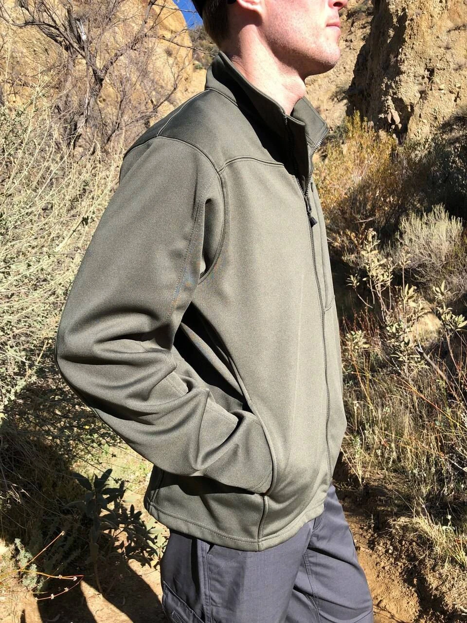 LA Police Gear Men's Fleece Soft-Shell Jacket 16 LA Police Gear Men's Fleece Soft-Shell Jacket - Image 14