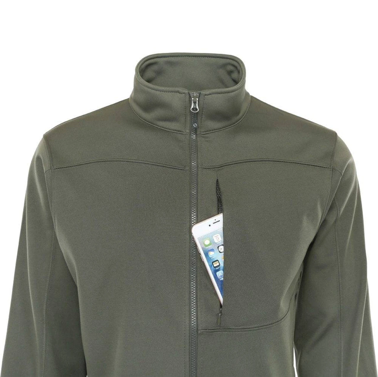 LA Police Gear Men's Fleece Soft-Shell Jacket 14 LA Police Gear Men's Fleece Soft-Shell Jacket - Image 12