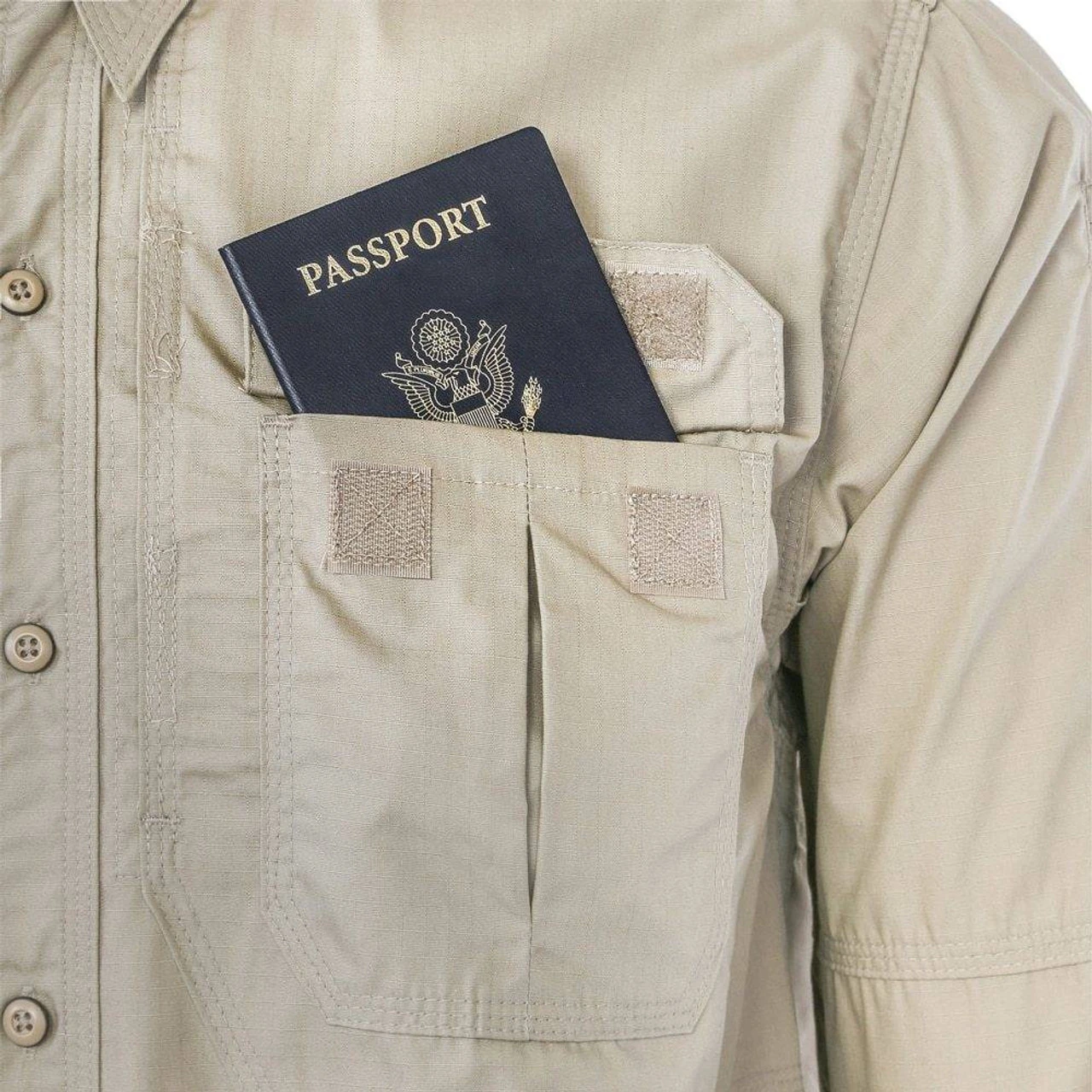 LA Police Gear Men's Long Sleeve Tactical Field Shirt 2.0 4 LA Police Gear Men's Long Sleeve Tactical Field Shirt 2.0 - Image 2