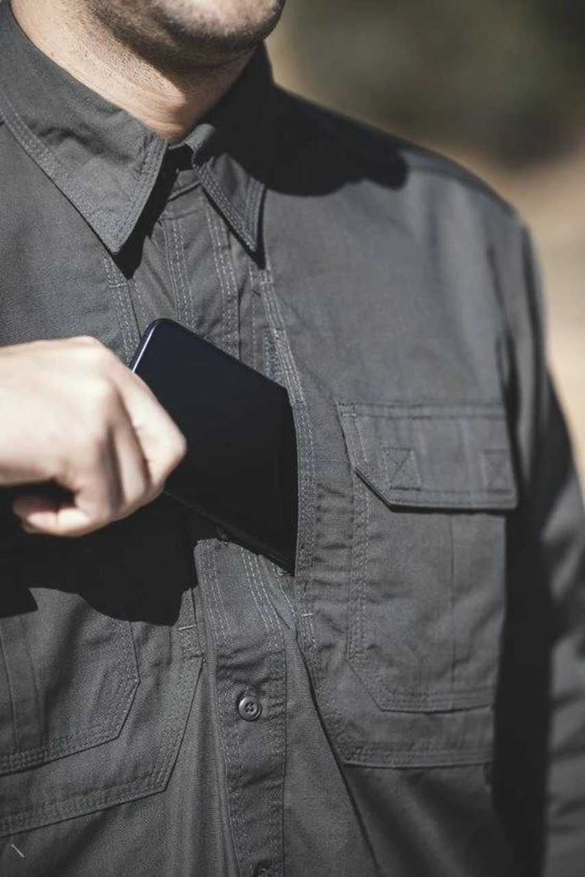 LA Police Gear Men's Long Sleeve Tactical Field Shirt 2.0 5 LA Police Gear Men's Long Sleeve Tactical Field Shirt 2.0 - Image 3