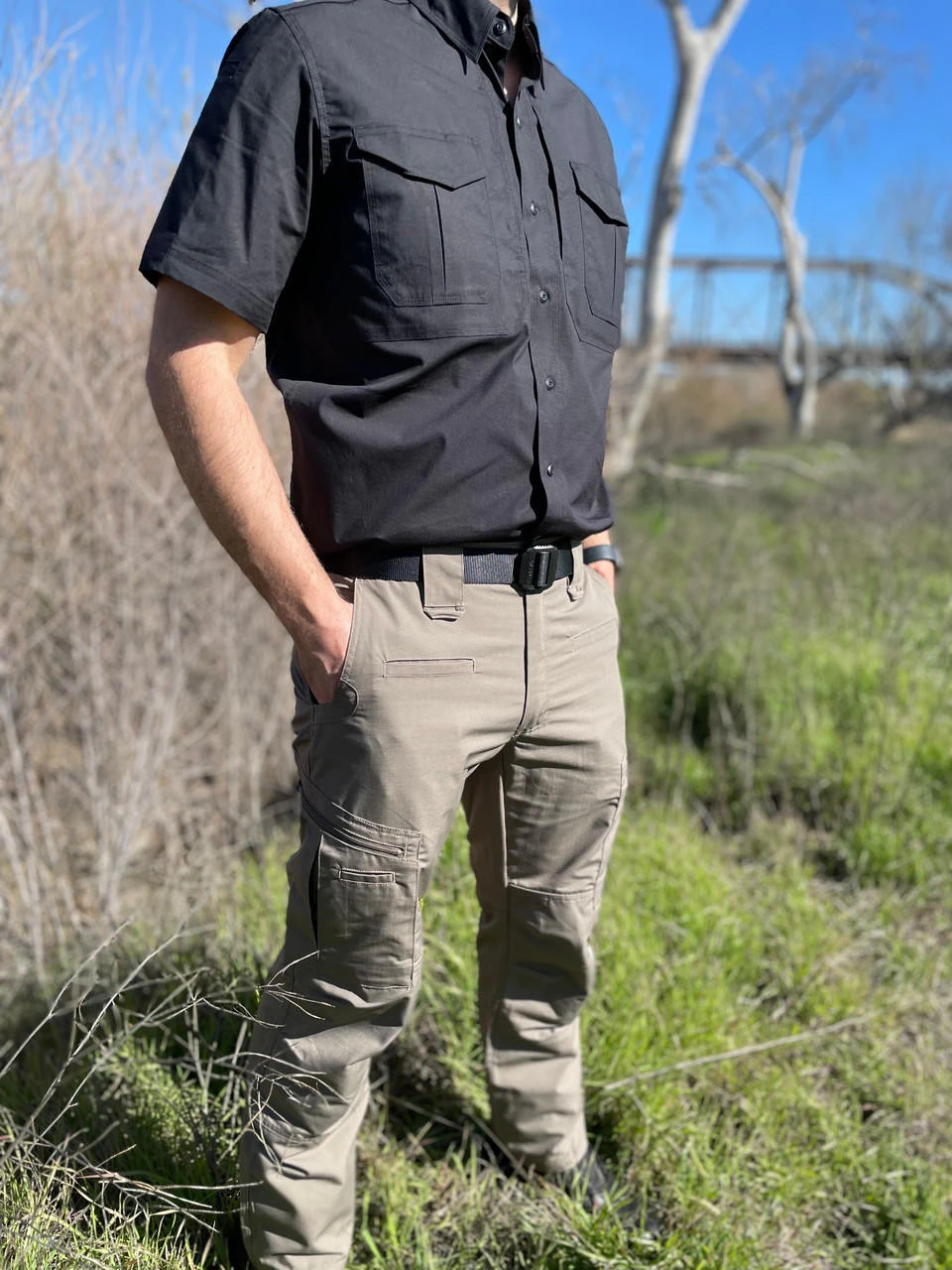 LA Police Gear Men's Short Sleeve Battle Rattle Stretch Field Shirt 5 LA Police Gear Men's Short Sleeve Battle Rattle Stretch Field Shirt - Image 3