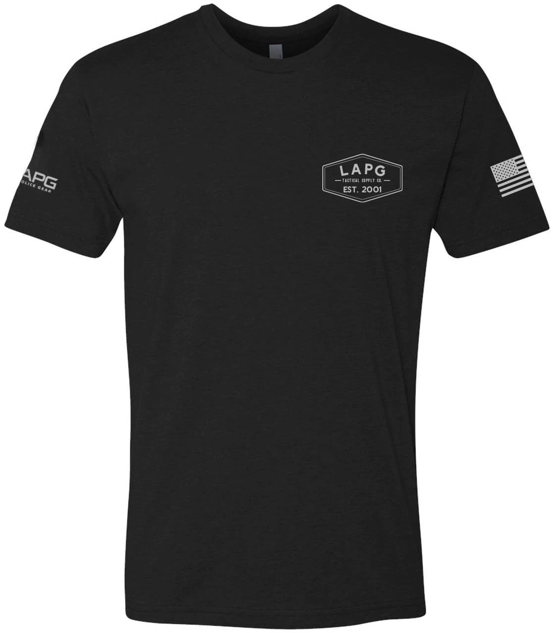 LA Police Gear Men's TBL Grenade Flag Short Sleeve T-Shirt 4 LA Police Gear Men's TBL Grenade Flag Short Sleeve T-Shirt - Image 2