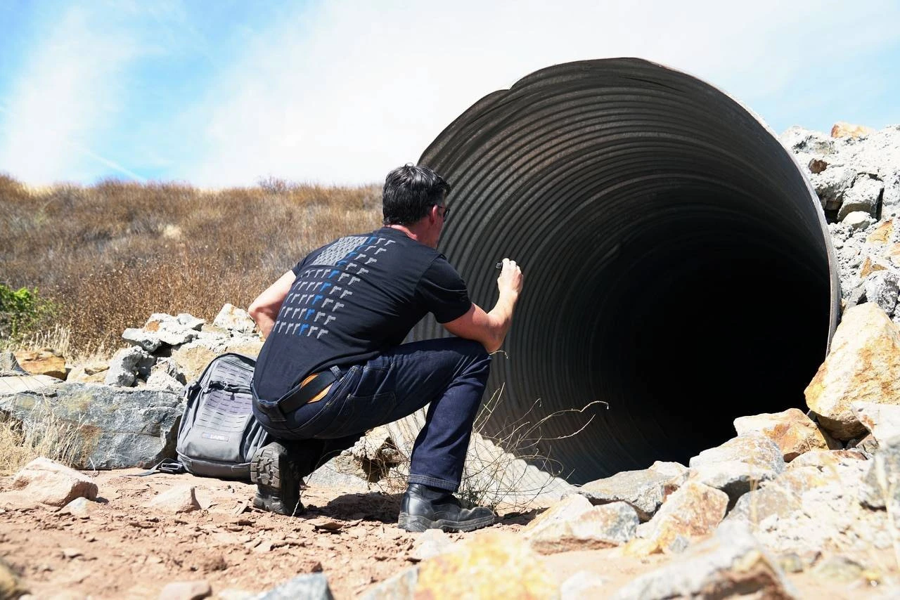 LA Police Gear Men's TBL Grenade Flag Short Sleeve T-Shirt 7 LA Police Gear Men's TBL Grenade Flag Short Sleeve T-Shirt - Image 5