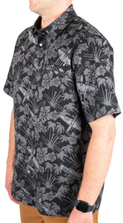 LA Police Gear Plane Tactical Tiki™ Short Sleeve Button Up Shirt -Outdoor Life Store la police gear plane tactical tiki short sleeve button up shirt ssbu plane 78586.1660157613