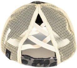 LA Police Gear Pony Tail Leopard Heart Hat -Outdoor Life Store la police gear pony tail leopard heart hat pthearthat 002 86818.1661887501