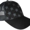 LA Police Gear Screen Printed Blackout Flag Trucker Hat