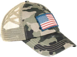 LA Police Gear Shimmer Flag Ponytail Hat