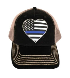 LA Police Gear Shimmer TBL Heart Hat -Outdoor Life Store la police gear shimmer tbl heart hat shimmer tbl 07215.1603739070