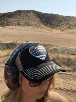 LA Police Gear Shimmer TBL Heart Hat -Outdoor Life Store la police gear shimmer tbl heart hat shimmer tbl 58108.1603757251