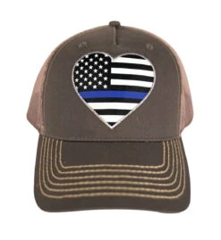 LA Police Gear Shimmer TBL Heart Hat -Outdoor Life Store la police gear shimmer tbl heart hat shimmer tbl 92620.1603765451
