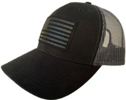 LA Police Gear Subdued Leather Flag Patch Hat -Outdoor Life Store la police gear subdued leather flag patch hat sublfph 36760.1601552496