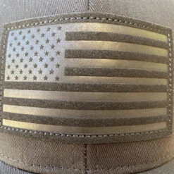 LA Police Gear Subdued Leather Flag Patch Hat -Outdoor Life Store la police gear subdued leather flag patch hat sublfph 68946.1601488968