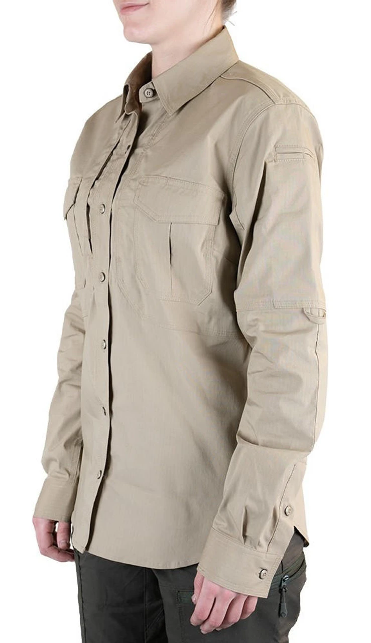 LA Police Gear Women's Long Sleeve Battle Rattle Stretch Field Shirt 15 LA Police Gear Women's Long Sleeve Battle Rattle Stretch Field Shirt - Image 13