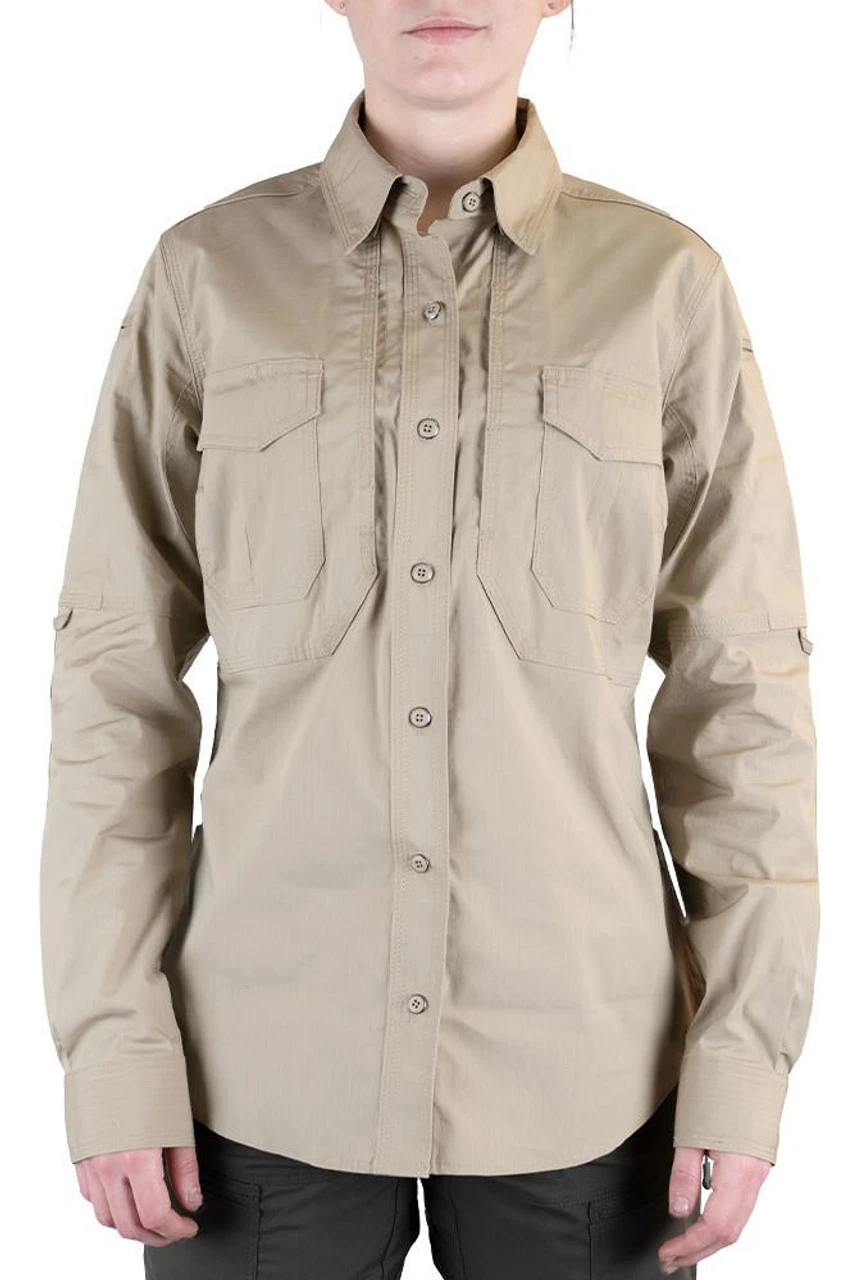 LA Police Gear Women's Long Sleeve Battle Rattle Stretch Field Shirt 3 LA Police Gear Women's Long Sleeve Battle Rattle Stretch Field Shirt