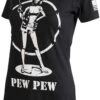 LA Police Gear Women's Pew Pew T-shirt -Outdoor Life Store la police gear womens pew pew t shirt ts pew pew 58131.1599990567