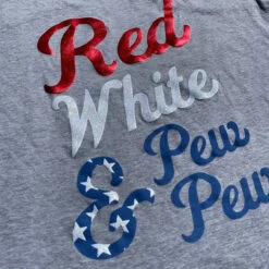 LA Police Gear Women's Red White & Pew Pew Tank Top -Outdoor Life Store la police gear womens red white and pew pew tank top ts red white 27932.1609341581