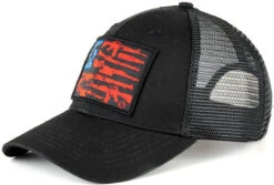 LA Police Gear Woven Gun Flag Hat -Outdoor Life Store la police gear woven gun flag hat wgunflaghat 91124.1626152485