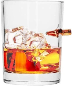 Outdoor Life Store -Outdoor Life Store lucky shot .308 projectile bullet whiskey glass lsbwg 308 73726.1601508073
