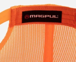 Magpul Icon Blaze Orange Trucker Hat -Outdoor Life Store magpul icon blaze orange trucker hat mag1107 31916.1613067786