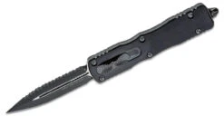 Microtech Dirac Delta Fully Serrated Dual Action Auto OTF Knife