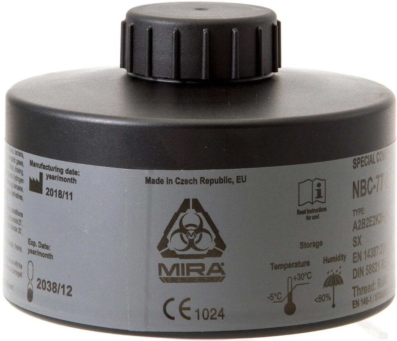 MIRA Safety NBC-77 SOF Filter 3 MIRA Safety NBC-77 SOF Filter