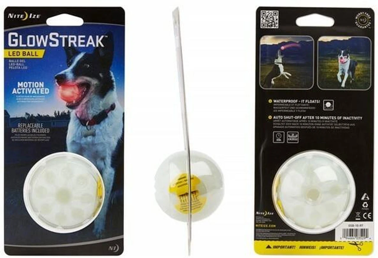 Nite Ize GlowStreak LED Ball Red 8 Nite Ize GlowStreak LED Ball Red - Image 6