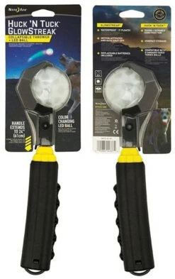 Nite Ize Huck 'N Tuck Glowstreak Collapsible Thrower + LED Ball 13 Nite Ize Huck 'N Tuck Glowstreak Collapsible Thrower + LED Ball -Outdoor Life Store nite ize huck n tuck glowstreak collapsible thrower led ball hntg 01 r7 50346.1608161968