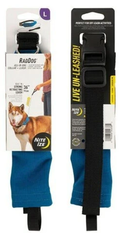 Nite Ize RadDog All-In-One Collar + Leash -Outdoor Life Store nite ize raddog all in one collar leash rrl 37459.1608161994