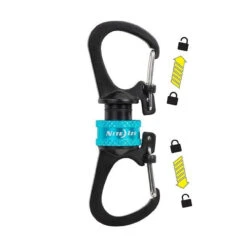 Nite Ize SlideLock 360 Magnetic Locking Dual Carabiner -Outdoor Life Store nite ize slidelock 360 magnetic locking dual carabiner msbl 75044.1607728249