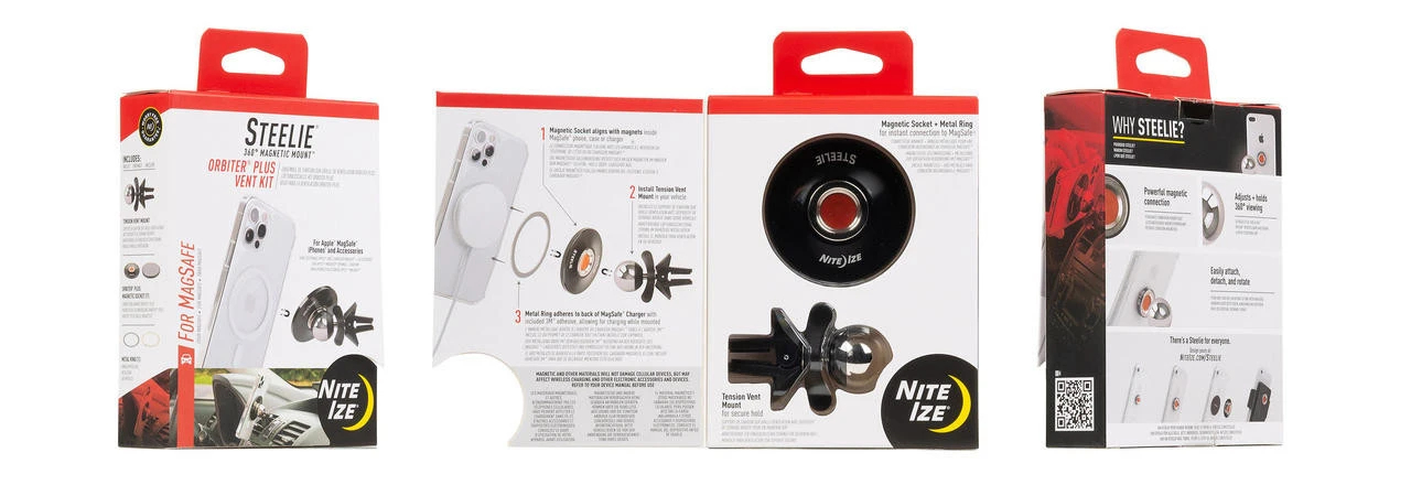 Nite Ize Steelie Orbiter Plus Vent Kit 6 Nite Ize Steelie Orbiter Plus Vent Kit - Image 4