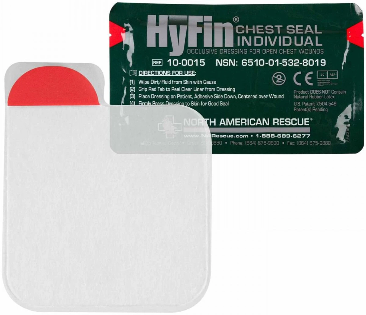 North American Rescue HyFin Chest Seal 3 North American Rescue HyFin Chest Seal