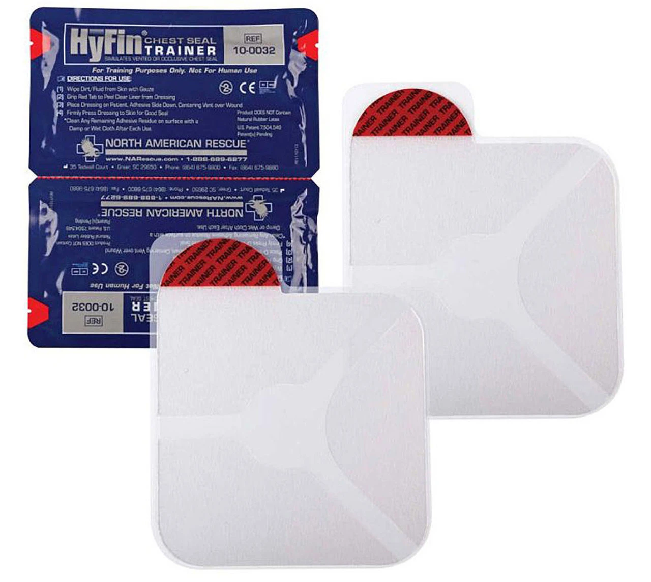 North American Rescue Hyfin Chest Seal Trainer Twin Pack 3 North American Rescue Hyfin Chest Seal Trainer Twin Pack