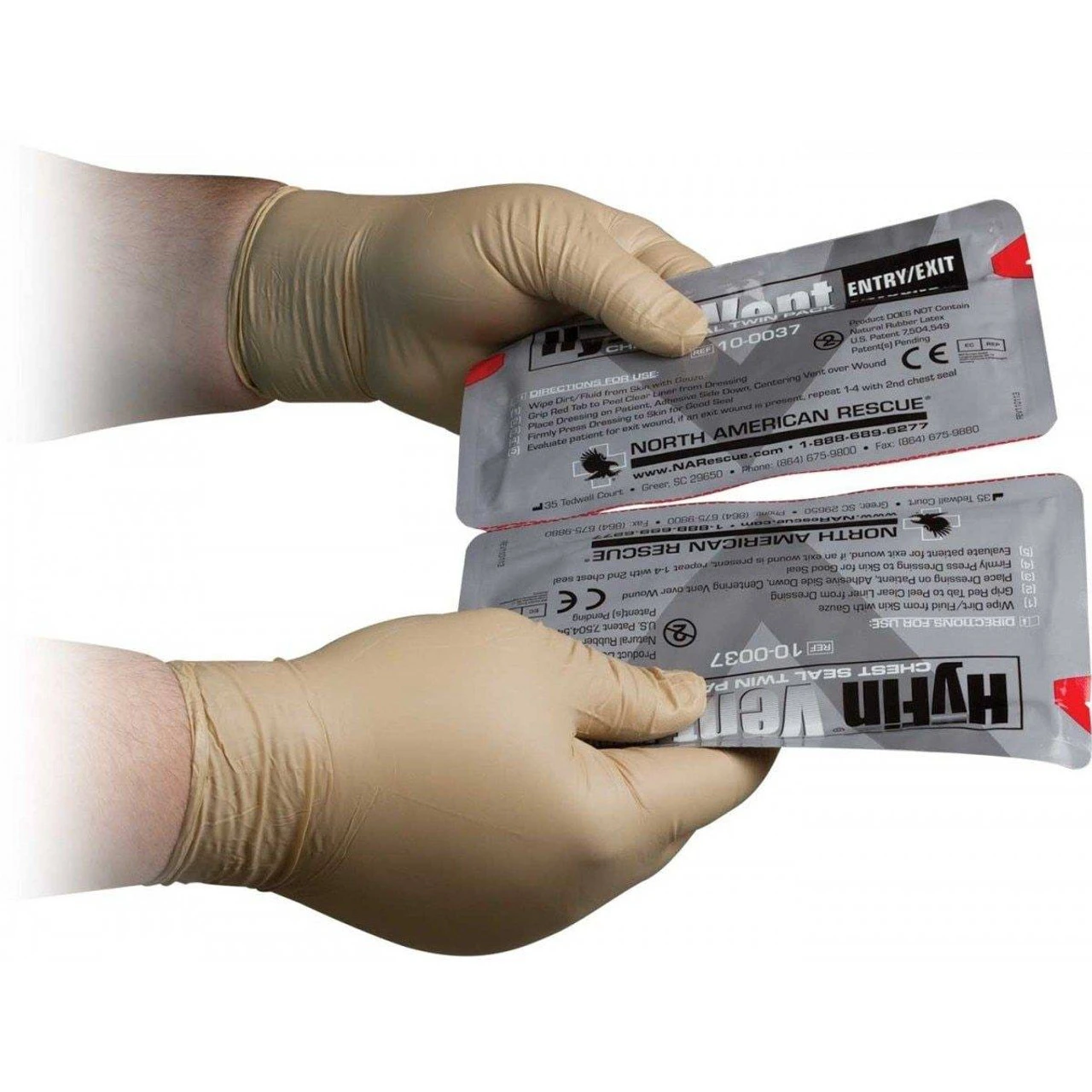 North American Rescue HyFin Chest Seal - Twin Pack 6 North American Rescue HyFin Chest Seal - Twin Pack - Image 4