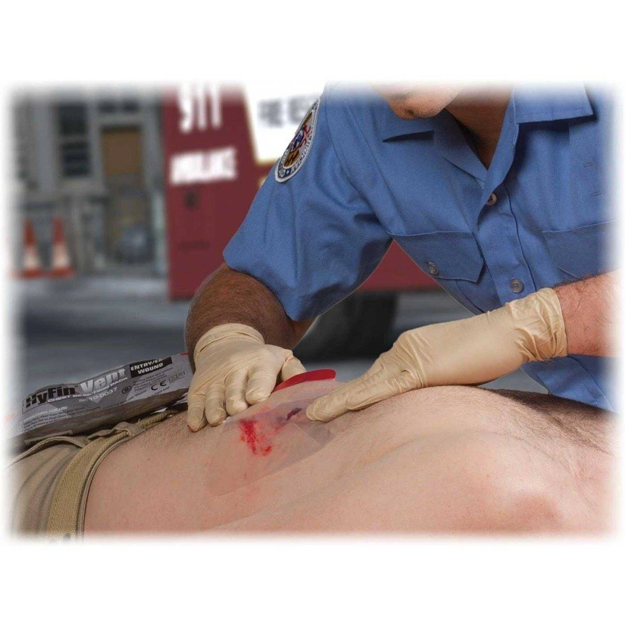 North American Rescue HyFin Chest Seal - Twin Pack 7 North American Rescue HyFin Chest Seal - Twin Pack - Image 5