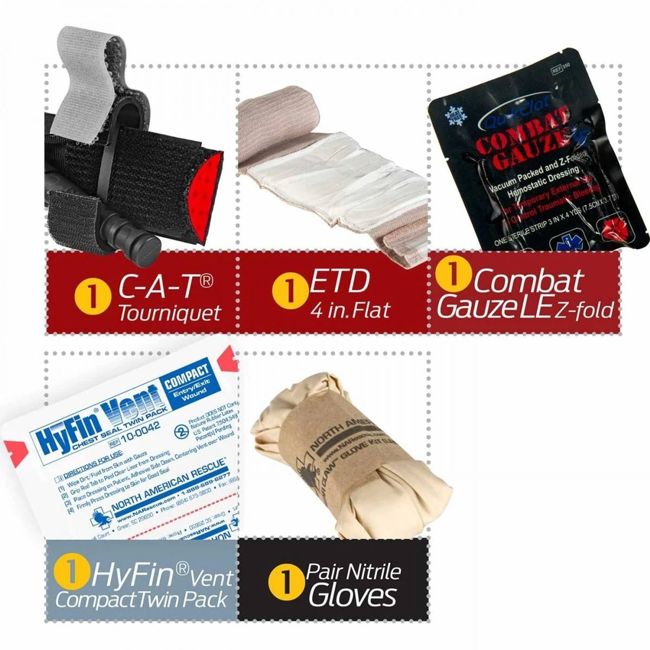 North American Rescue M-Fak Mini First Aid Kit 17 North American Rescue M-Fak Mini First Aid Kit - Image 15