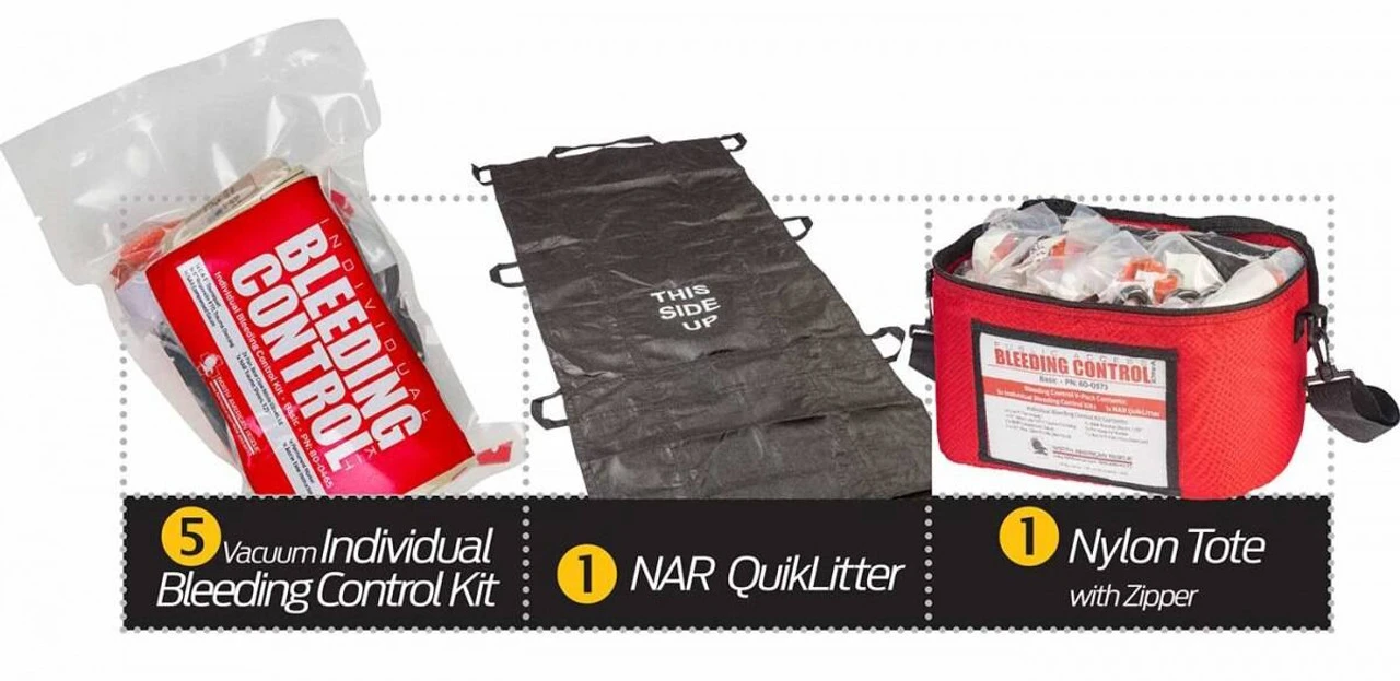North American Rescue Public Access Bleeding Control 5-Pack-Vacuum Sealed 4 North American Rescue Public Access Bleeding Control 5-Pack-Vacuum Sealed - Image 2