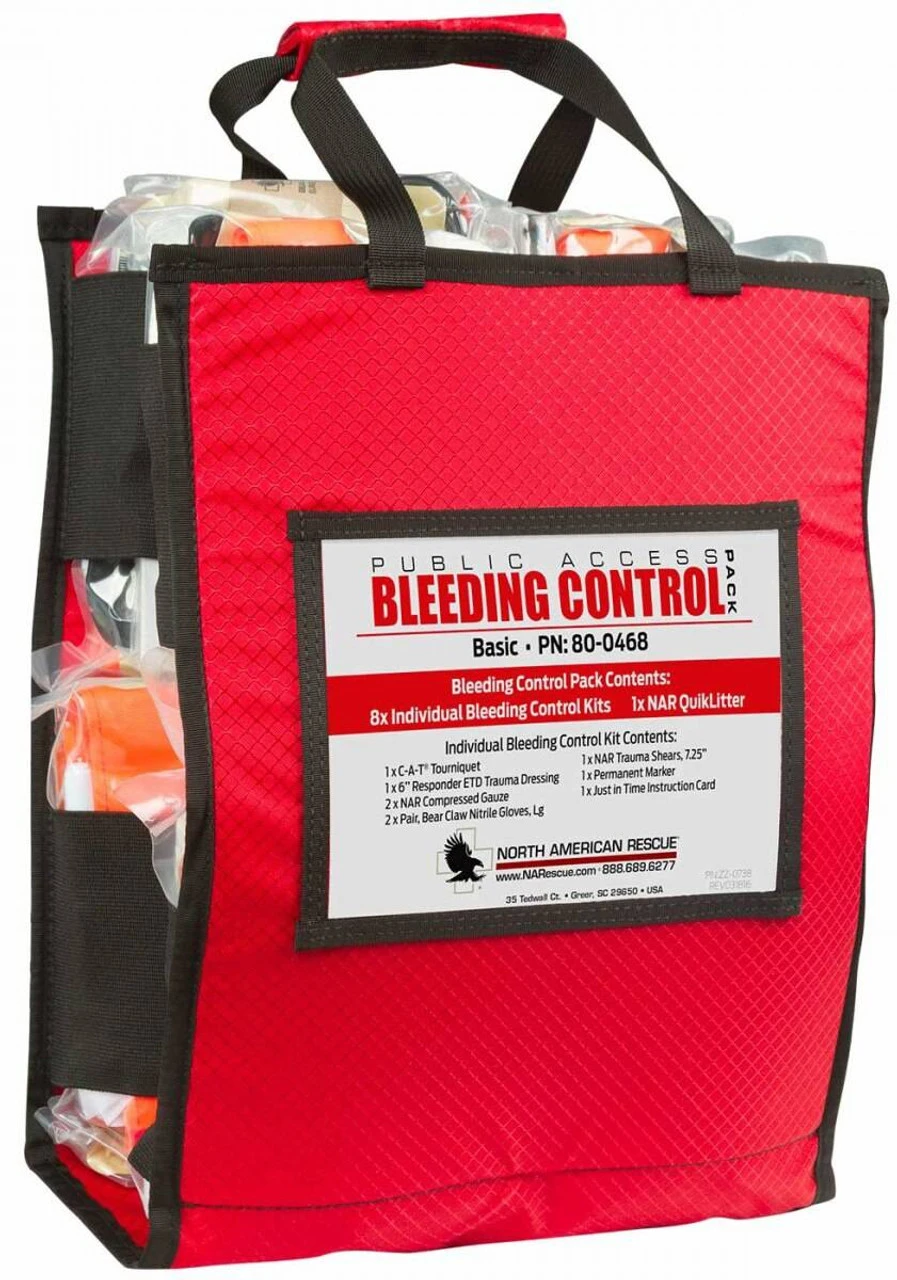 North American Rescue Public Access Bleeding Control 8-Pack-Vacuum Sealed 4 North American Rescue Public Access Bleeding Control 8-Pack-Vacuum Sealed - Image 2