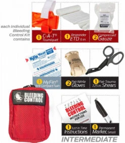 North American Rescue Public Access Bleeding Control Clear Station-8-Pack-Nylon -Outdoor Life Store north american rescue public access bleeding control clear starion 8 pack nylon pabccs nylon 53880.1683217996