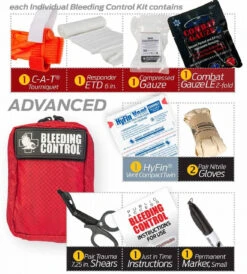 North American Rescue Public Access Bleeding Control Clear Station-8-Pack-Nylon -Outdoor Life Store north american rescue public access bleeding control clear starion 8 pack nylon pabccs nylon 70417.1683217997